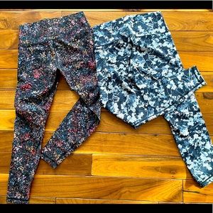 LULULEMON set of 2 tights, size 12